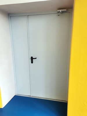 Полуторная дверь с доводчиком Полуторная дверь с доводчиком