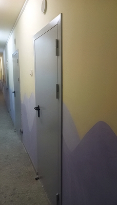 Установленные огнезащитные двери Установленные огнезащитные двери